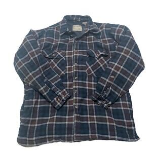 Wrangler Expeditions XXL Flannel Thick Shirt Button UP 100% Cotton 2XL XXL